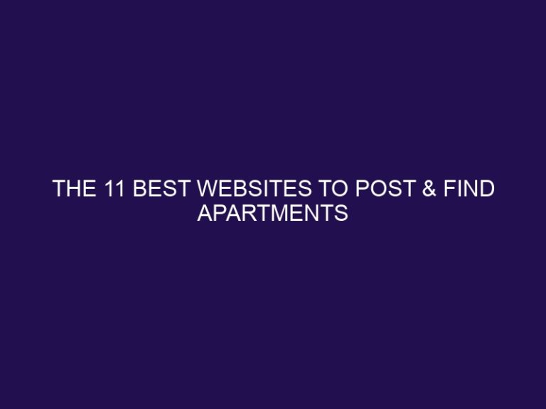 The 11 best websites to post & find apartments for rent in Canada